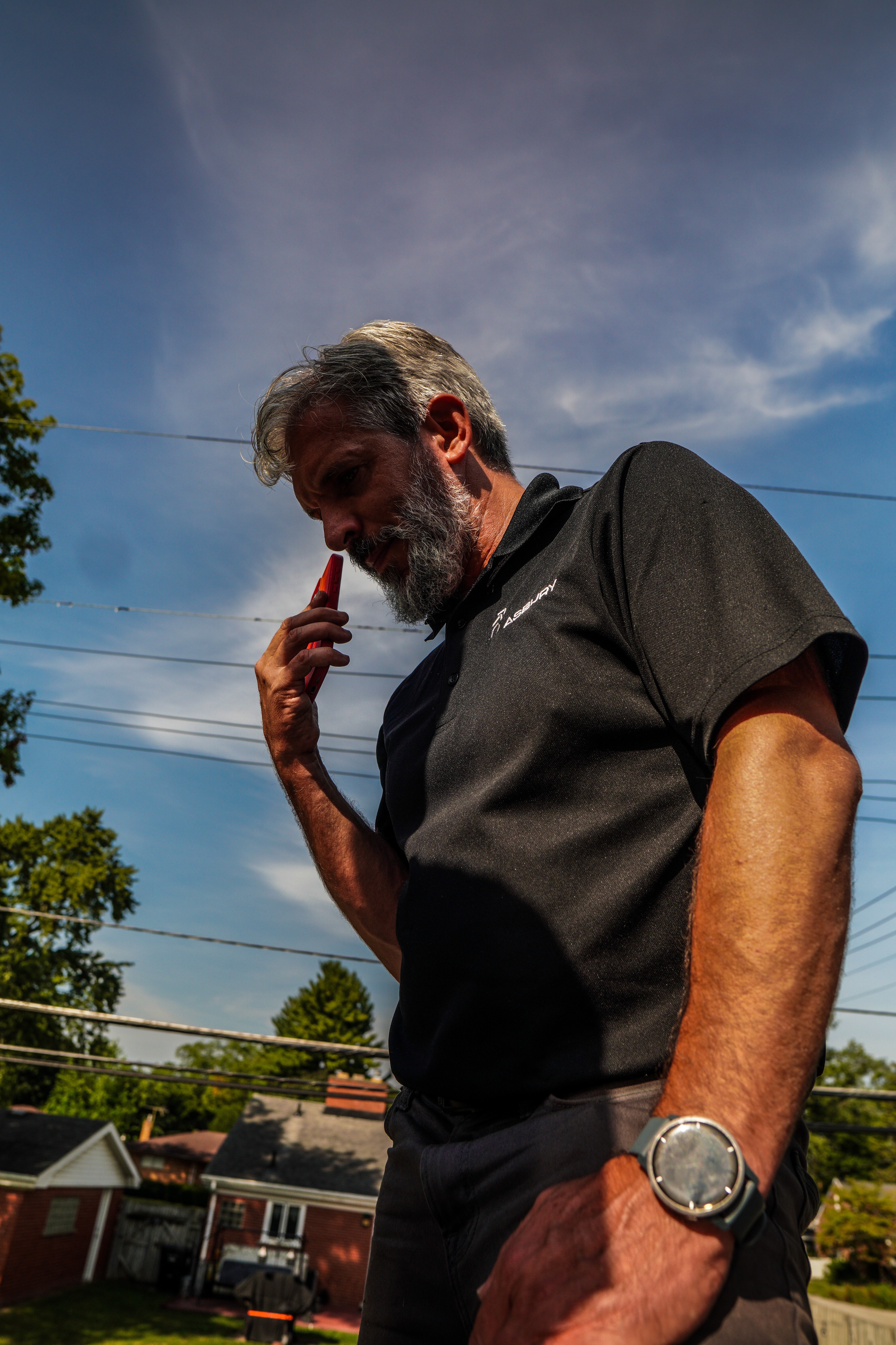 Asbury project consultant reviewing a job site