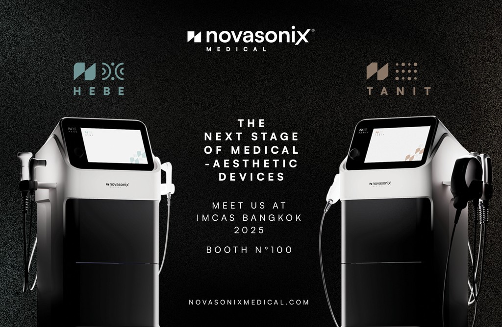 Freelance graphic designer Barcelona: Novasonix medical branding & visual identity.