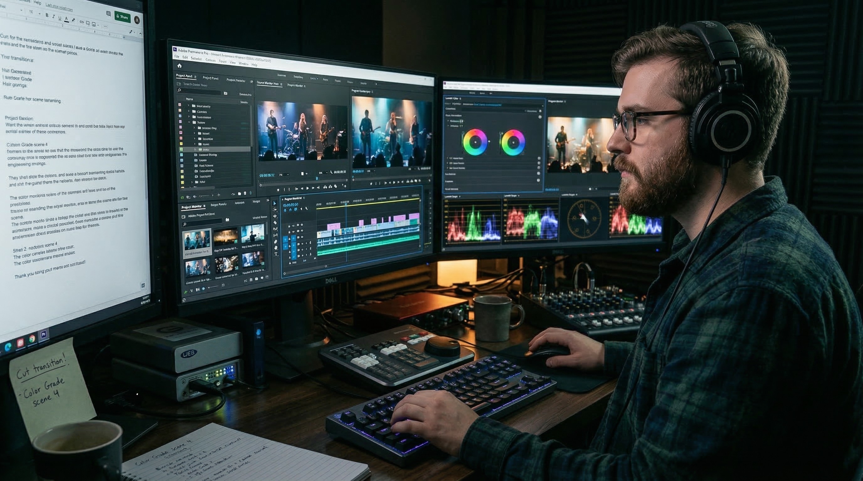 Computadora para edición de video profesional