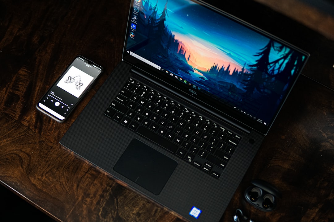 laptop, website setup