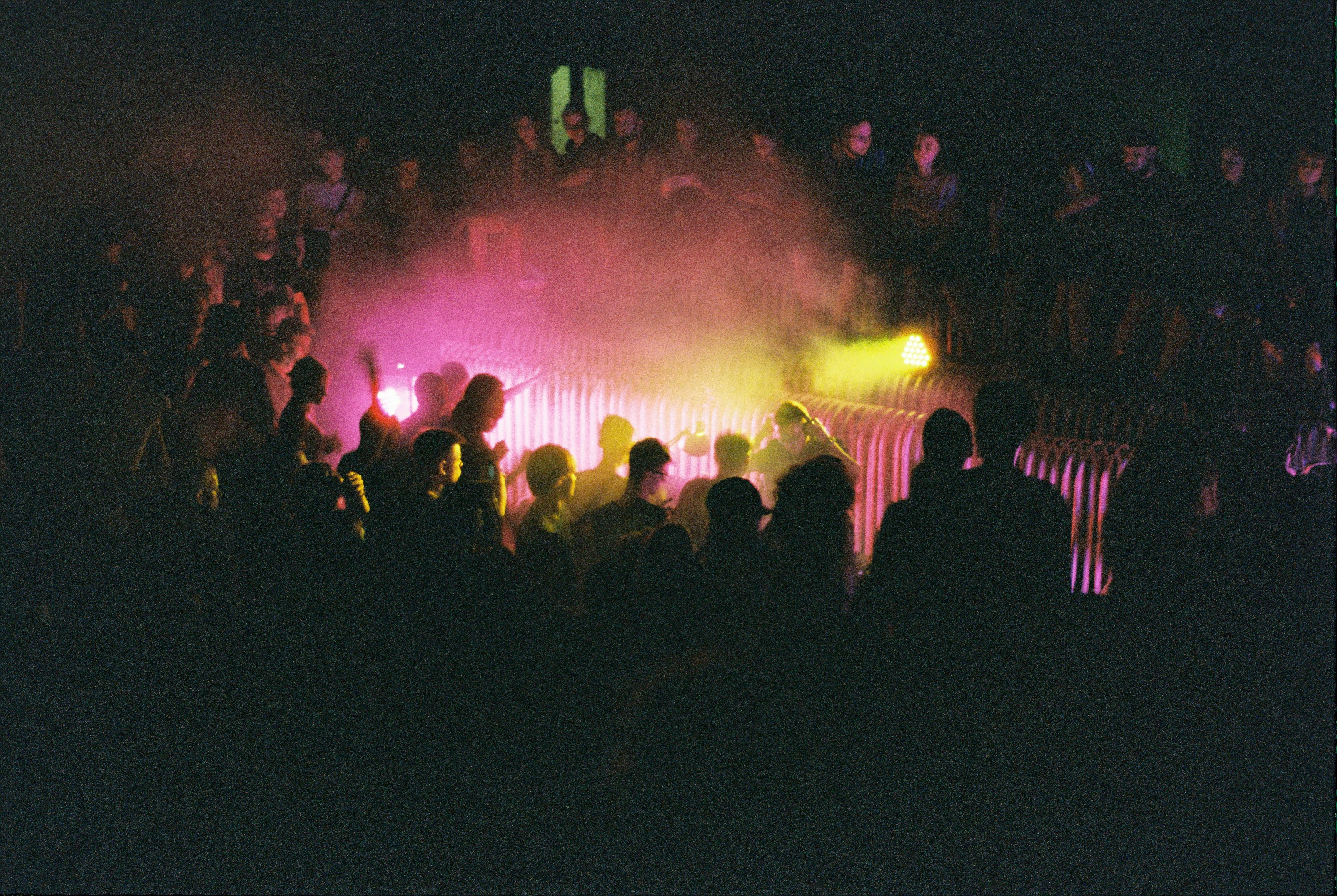 people near stage