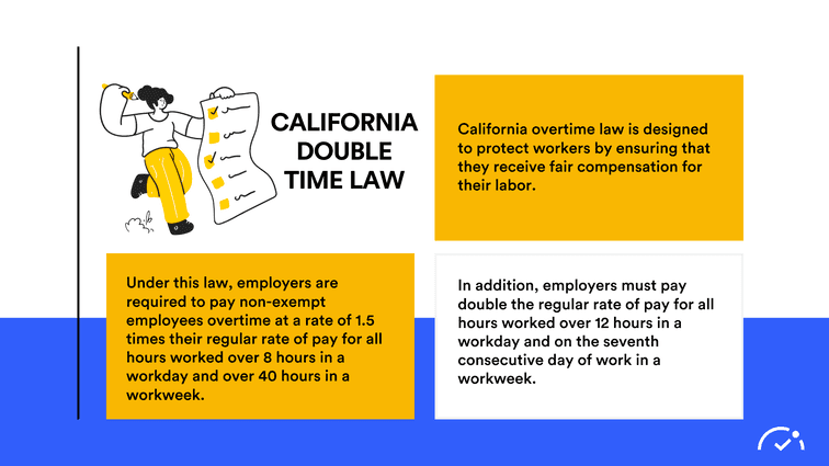 california double time law