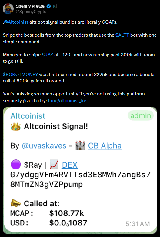 Twitter testimonial screenshot