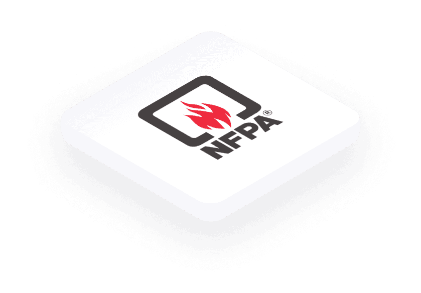 NFPA 72 fire alarm inspection logo