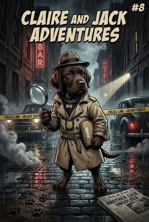 a dog trasformed in a hero