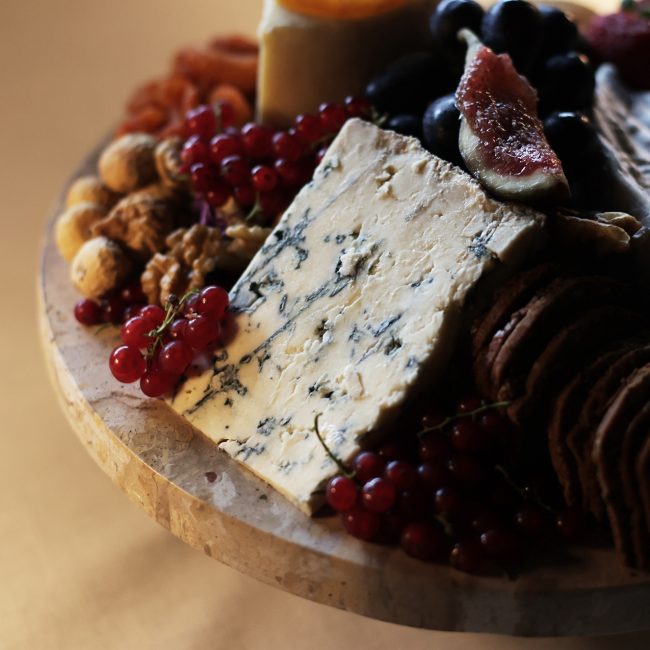 Charcuterie board set out at Eclat's Parlor bar and restaurant