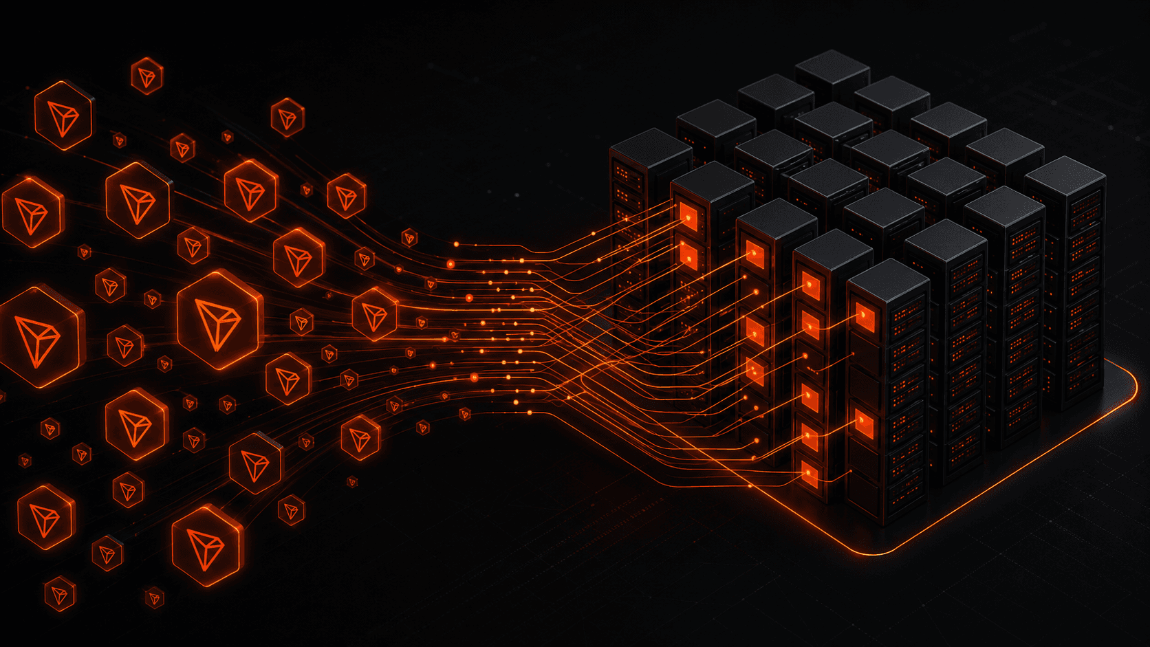 Exchange wallet identity masking for TRON payment reconciliation