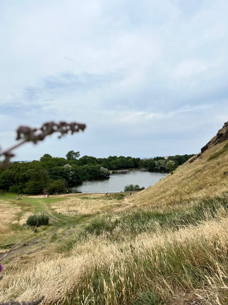 On the way to Arthur's seat in Edinburgh