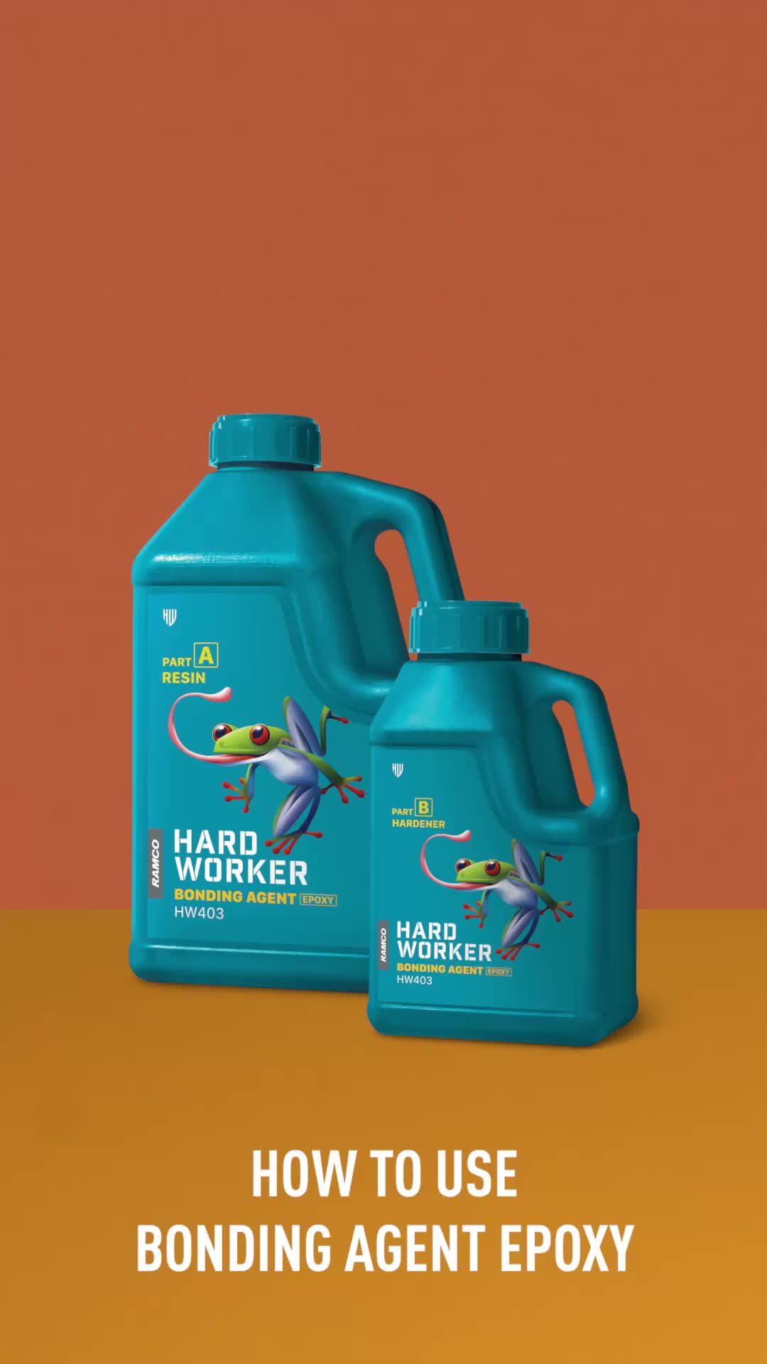 How to use Hard Worker Bonding Agent Epoxy for bonding concrete joints and for bonding application in concrete repairs
