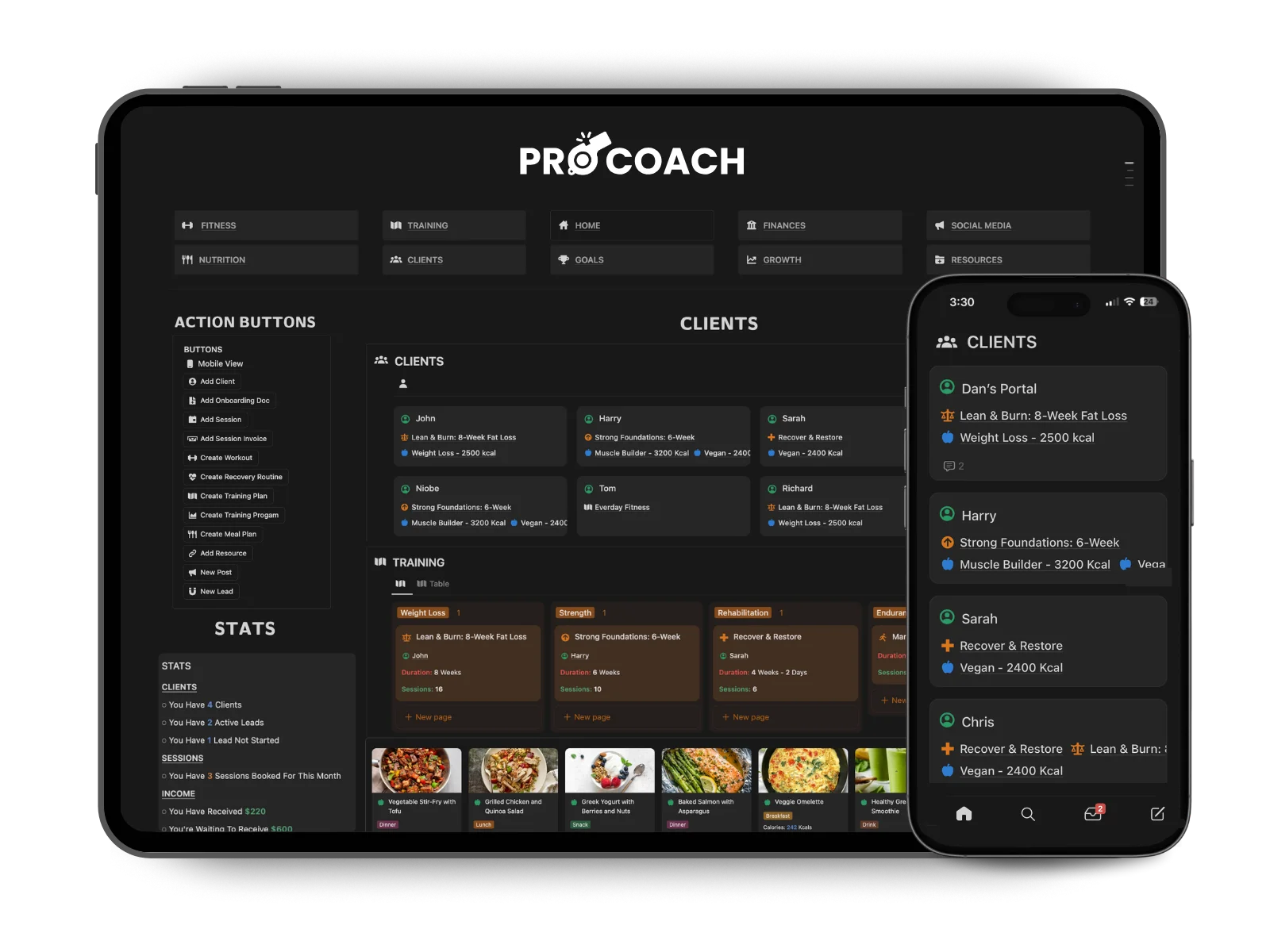 Notion Personal Trainer Template