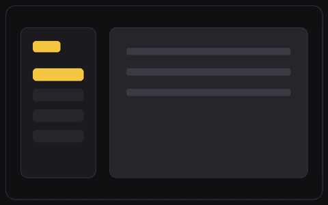 Sidebar + Main Content