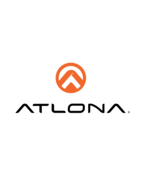 Atlona Logo - Black, Orange and White
