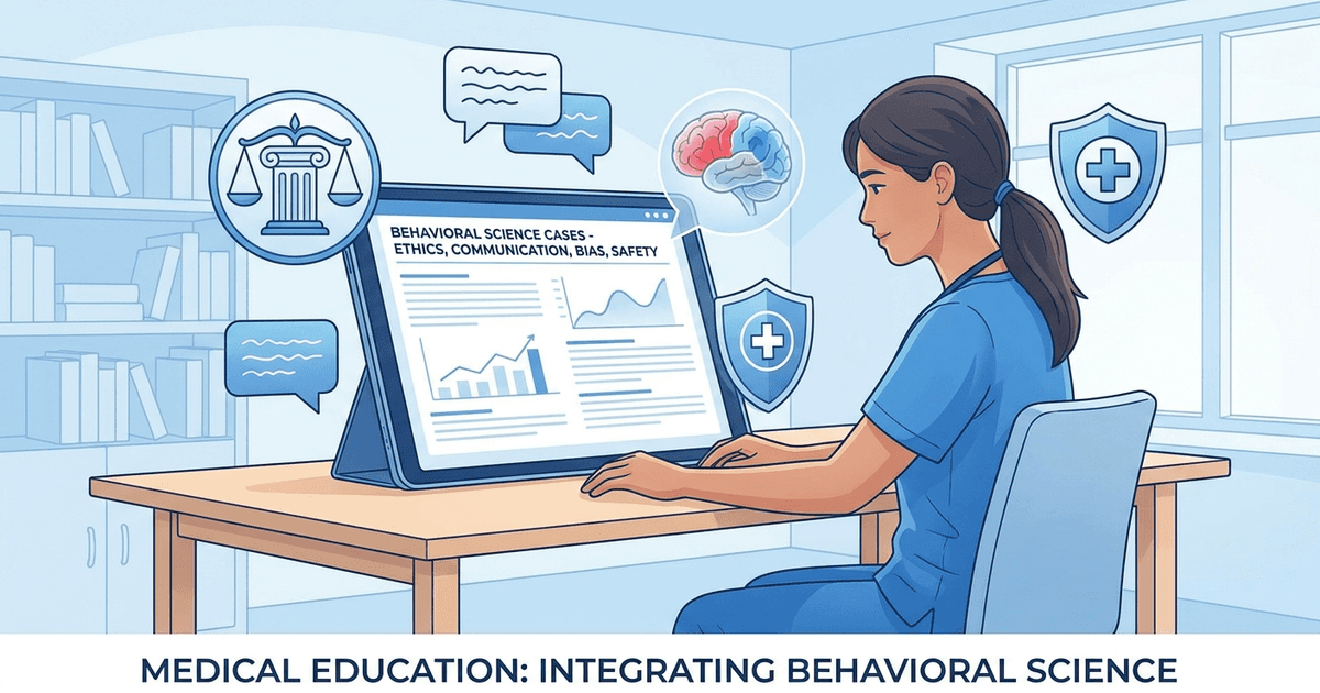 Cover: USMLE Step 1 Behavioral Science: Practice Bias, Ethics, and Communication Cases with Oncourse AI