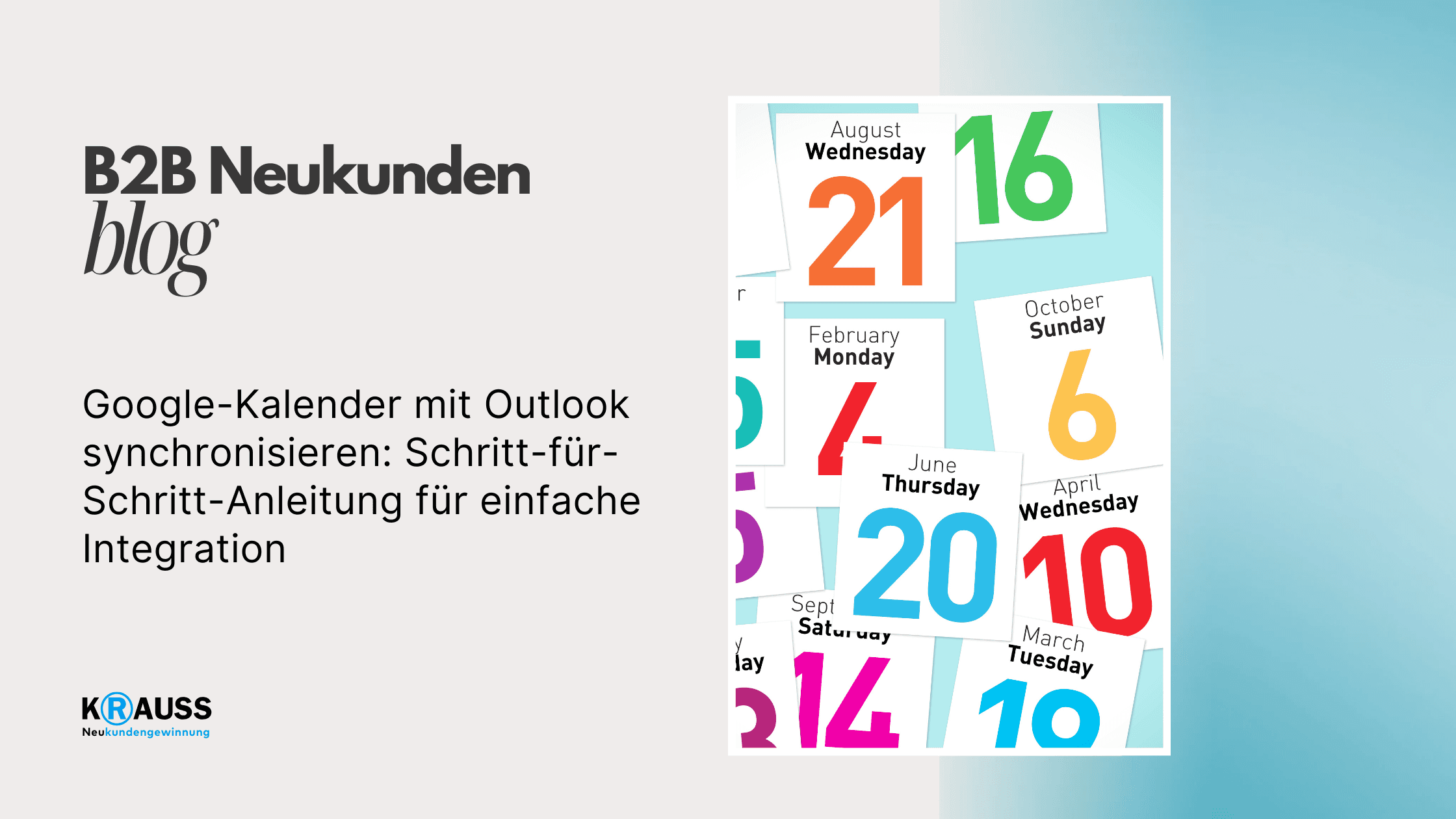 Google-Kalender mit Outlook synchronisieren: Schritt-für-Schritt-Anleitung für einfache Integration