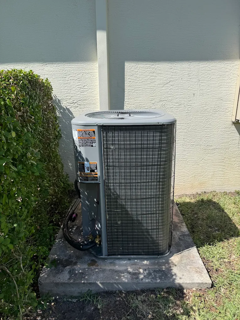 An AC Repair service at a residential home in Greenacres, FL