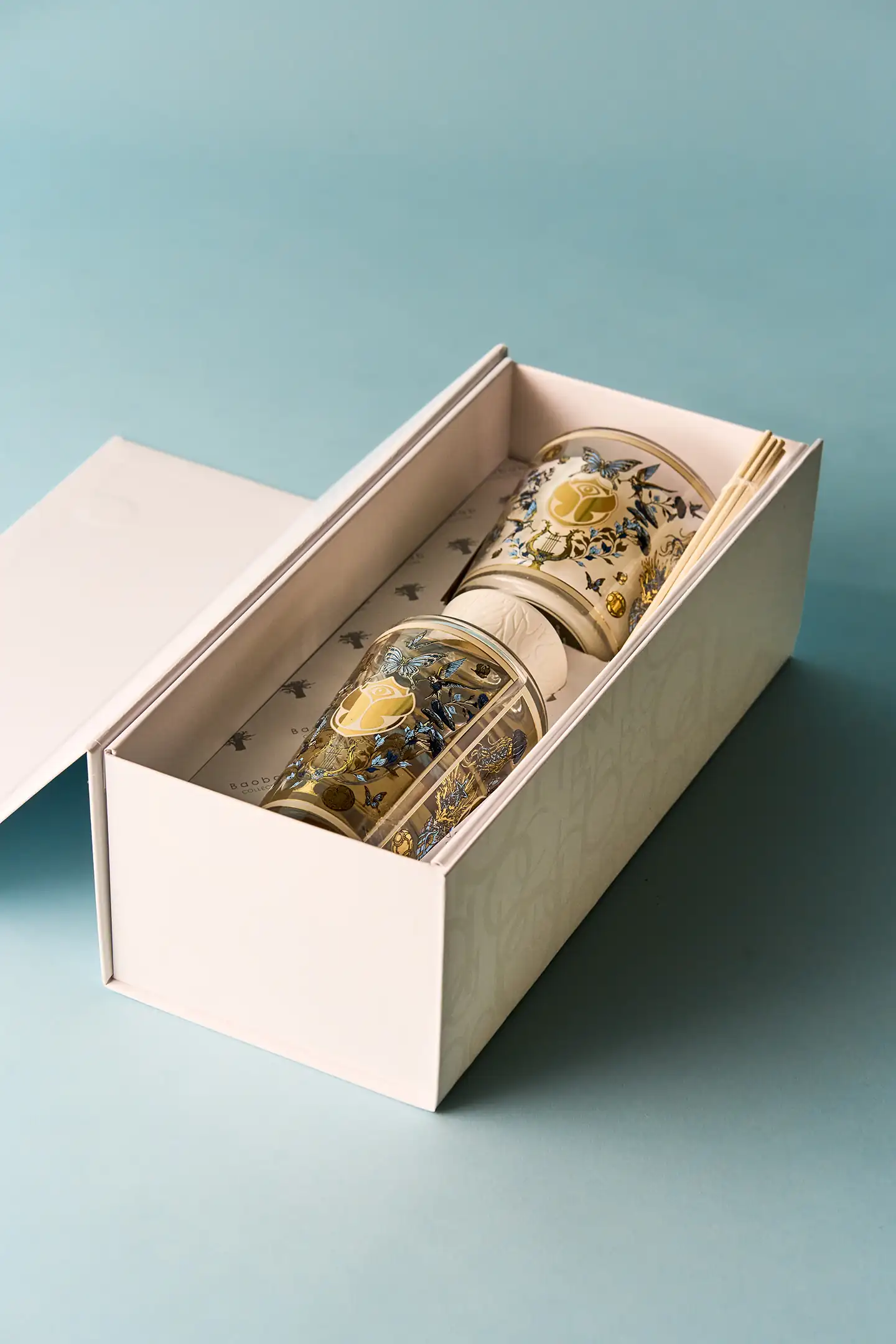 Tomorrowland x Baobab Collection 2026 gift box including candles & diffusers