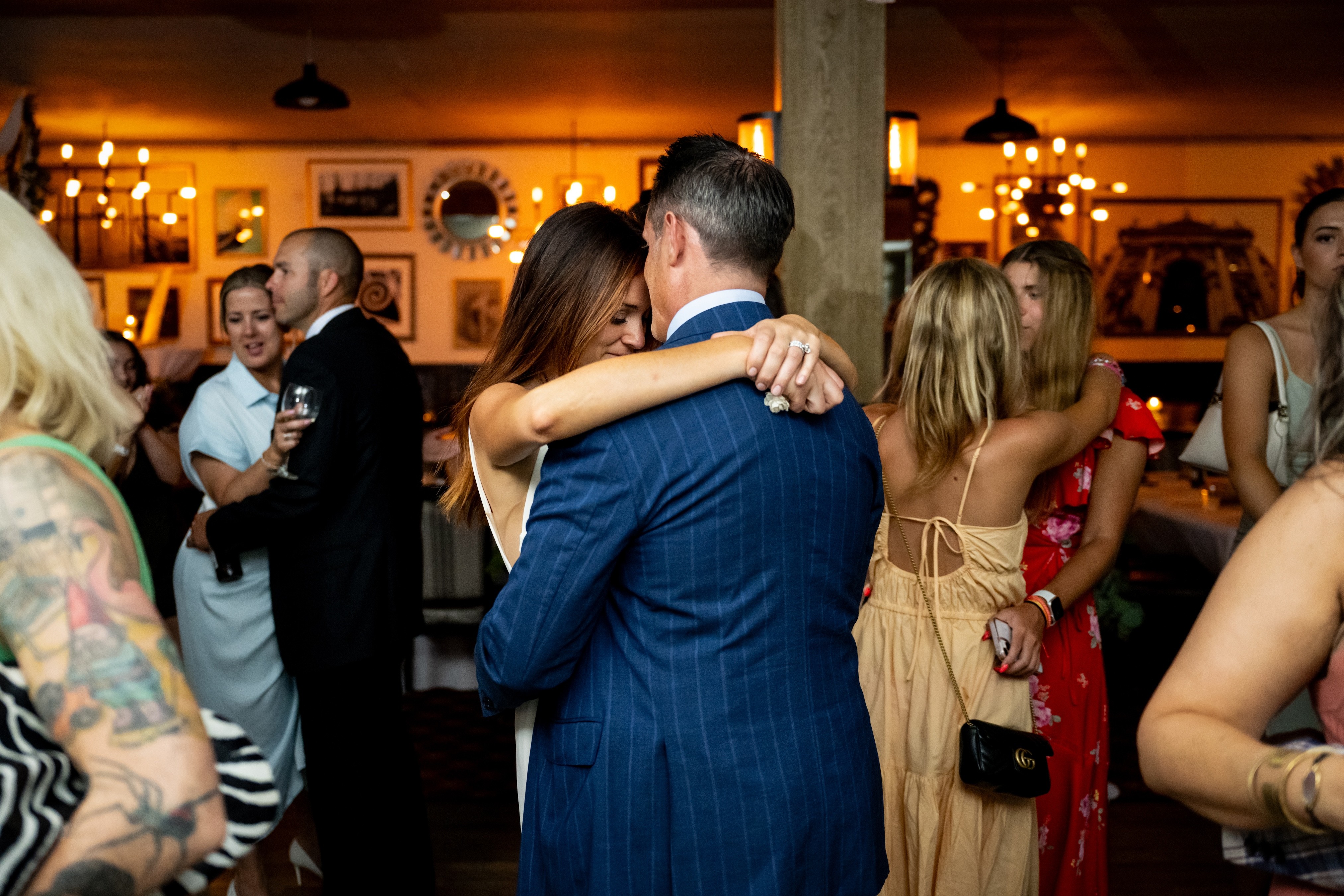 family style italian with rigatoni alla vodka, italian salad, meatballs and cocktails