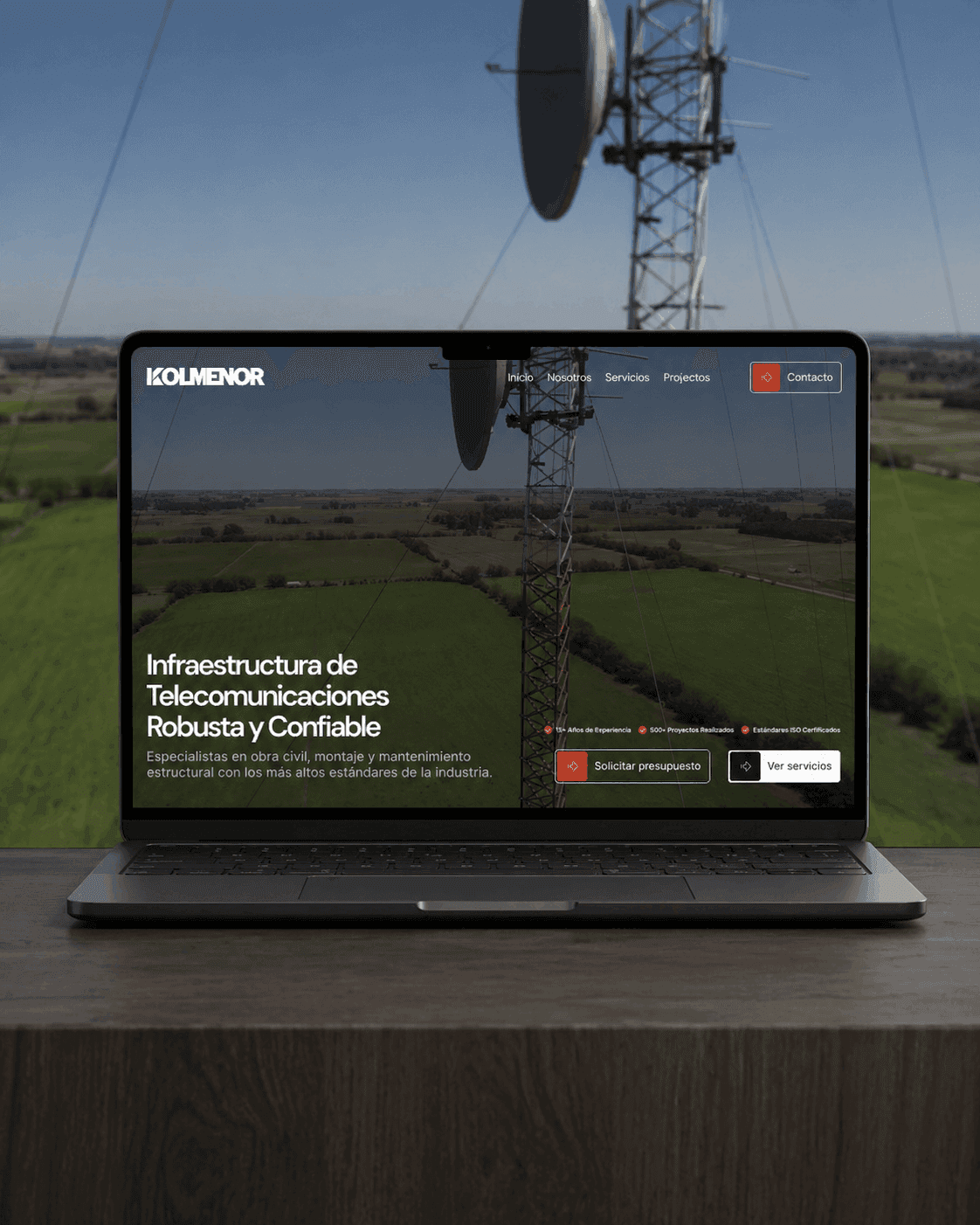 KOLMENOR - Resideño web. Hecho por GMX Design