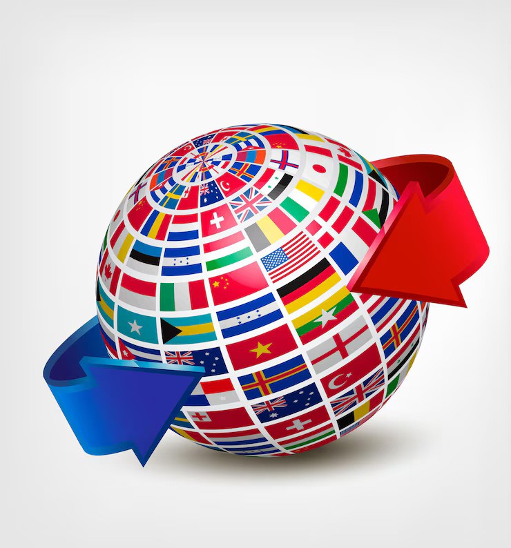 World globe image symbolizing a multilingual WordPress site connecting global users