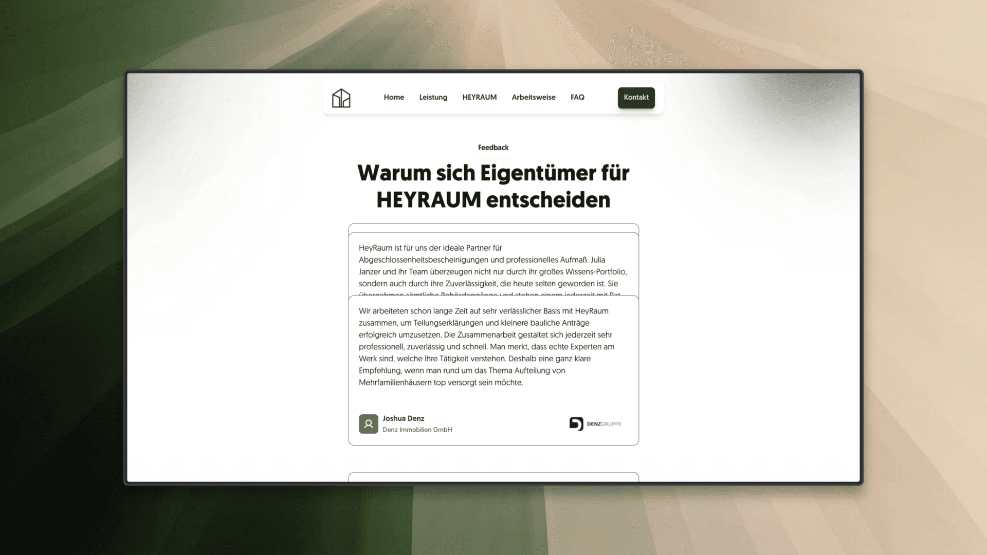 Tablet showing Bloomy UI