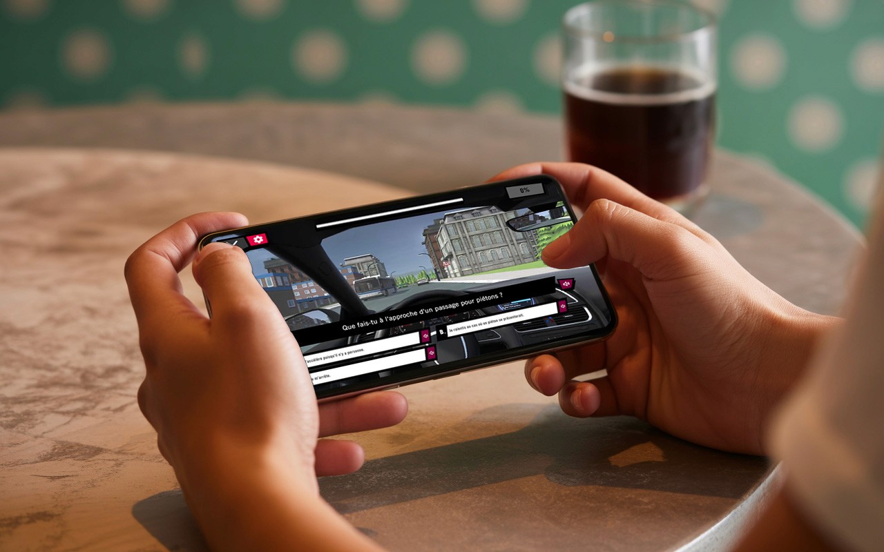 Driv-e application apprentissage conduite