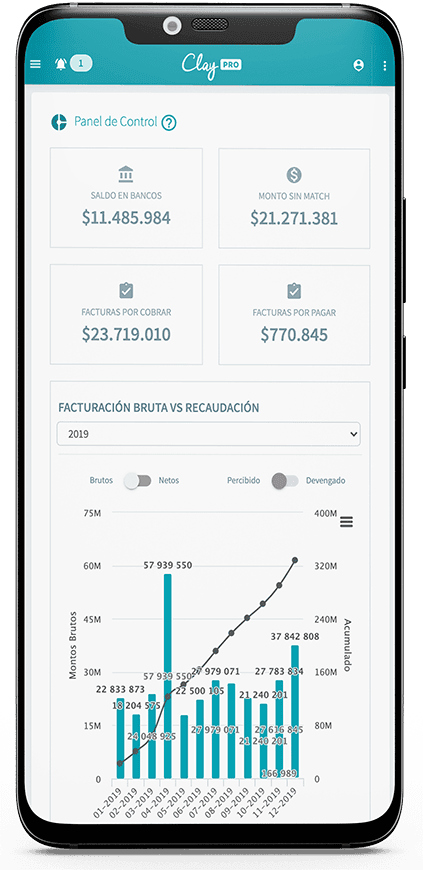 Clay desde el celular para automatizar tu cierre contable