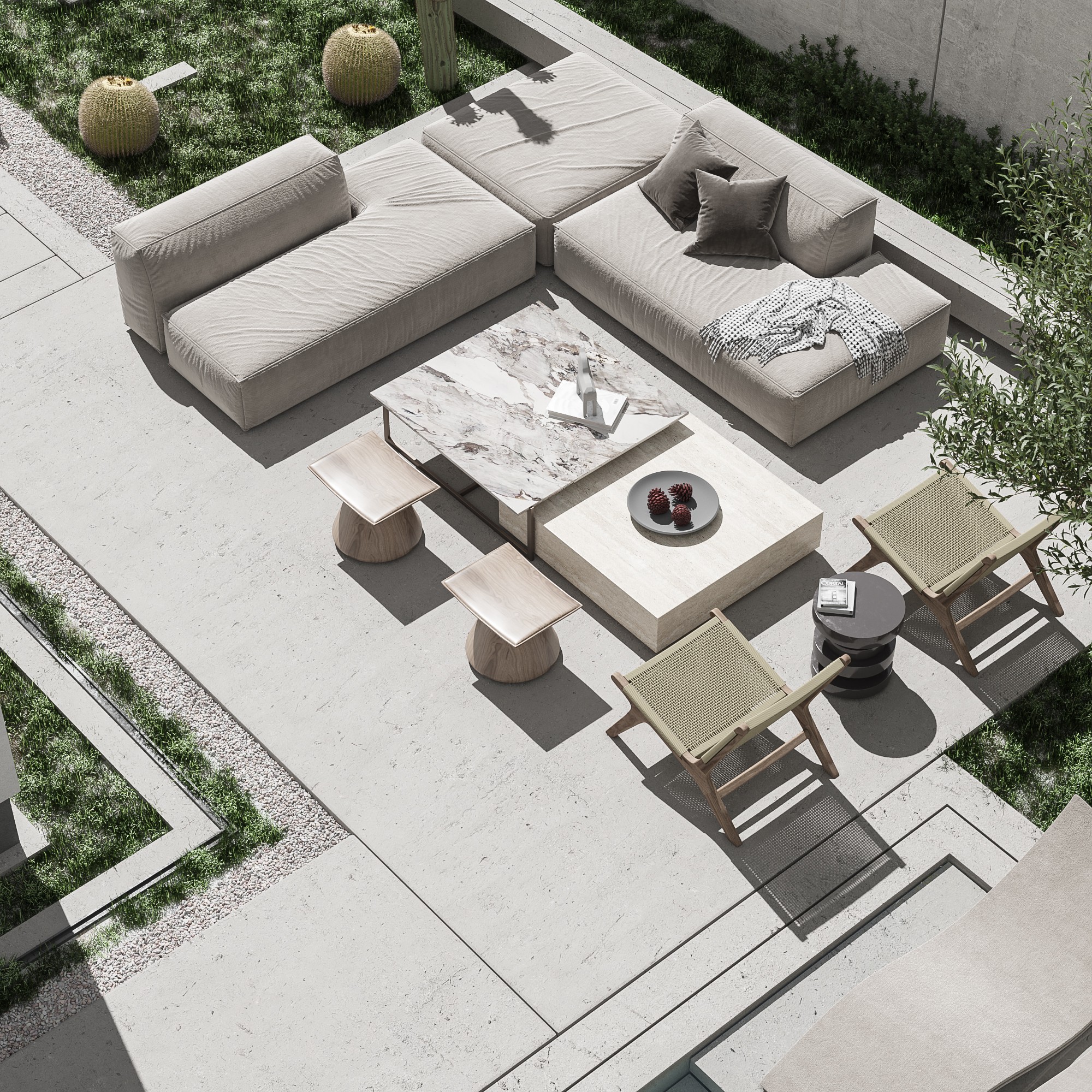 Outdoor Lounge Area