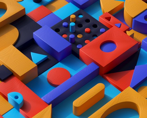 Abstract 3d shapes