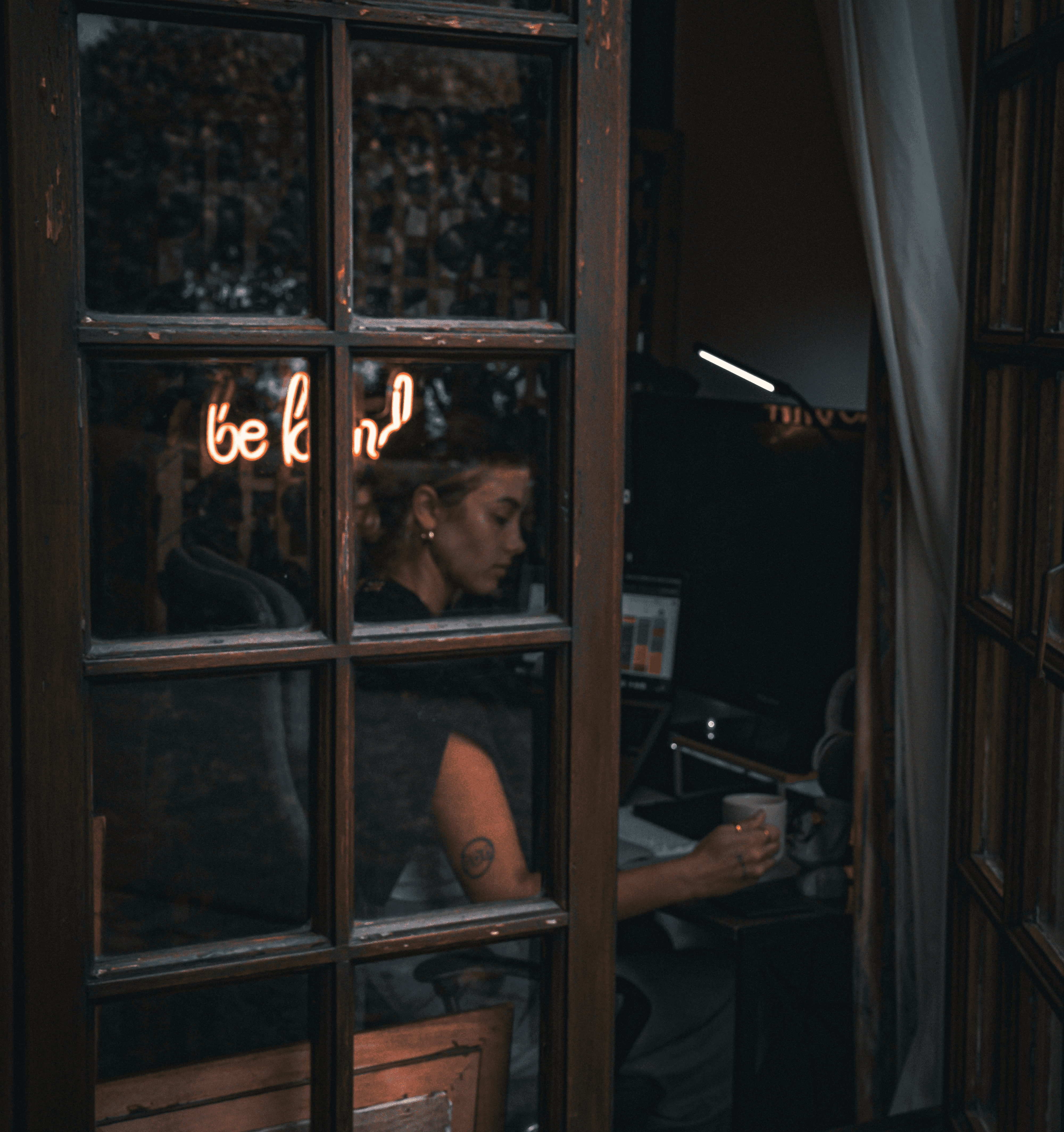 Michael Carter in a dark background