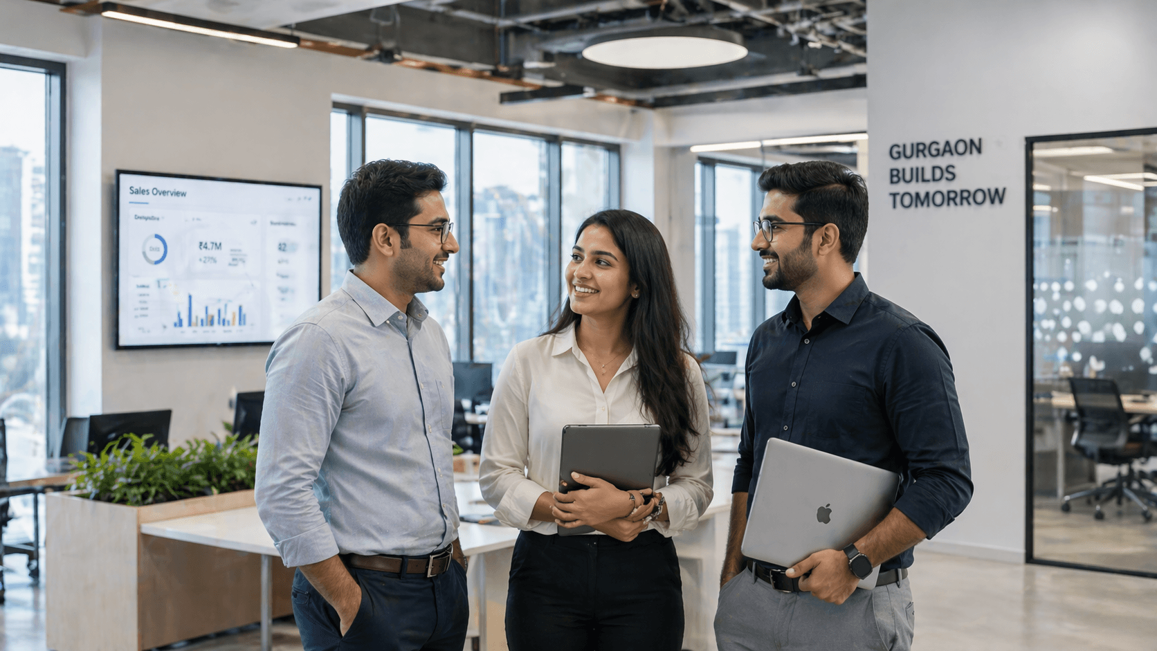 Modern glass and wood cabin with a cozy outdoor deck featuring wicker furniture, surrounded by lush green trees and a serene forest setting.