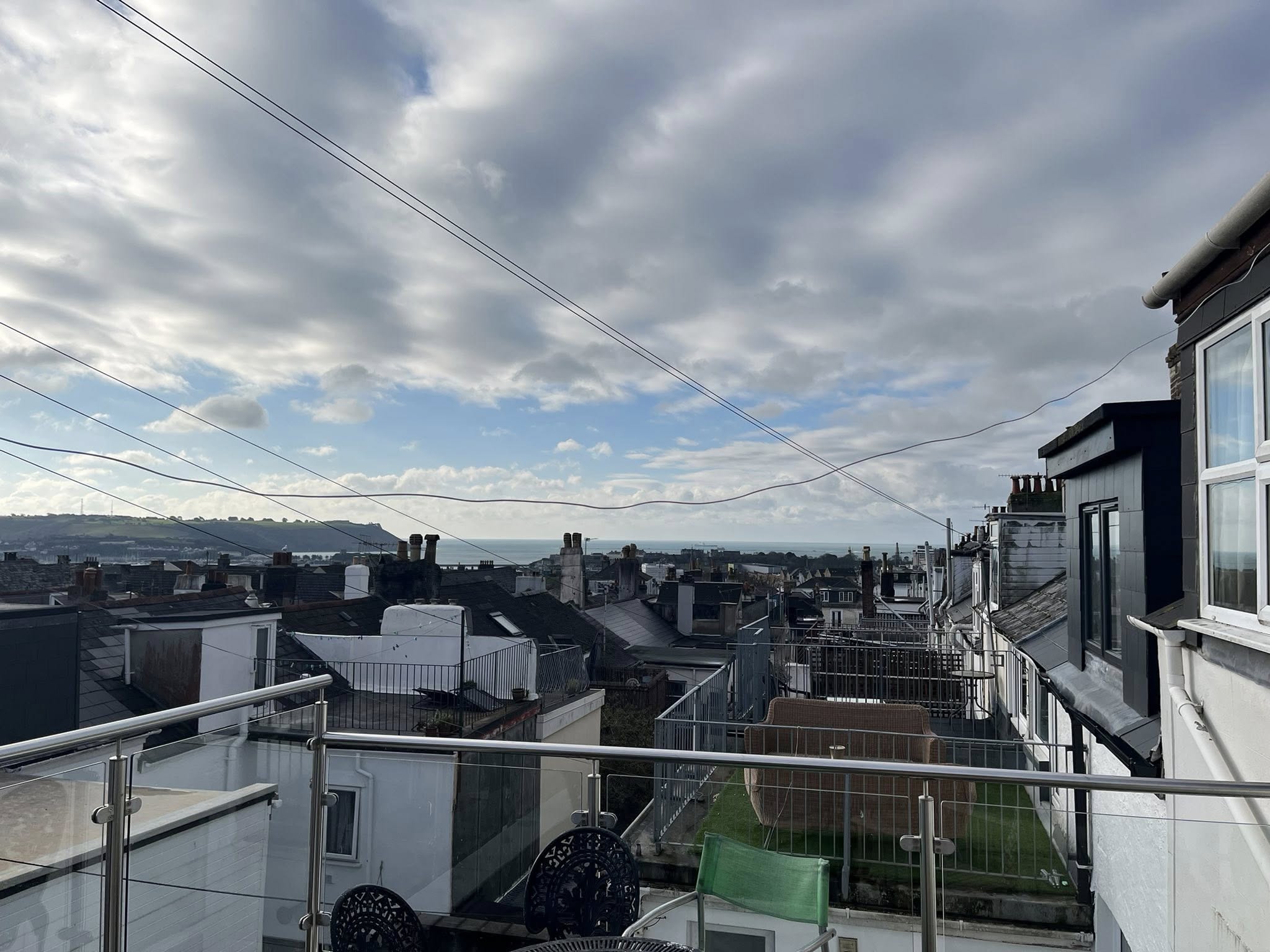brown concrete house roof