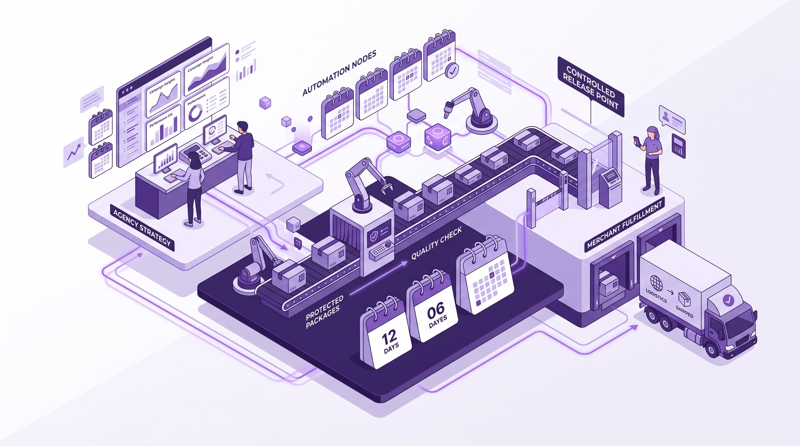 Agency retainer for managed Shopify order operations