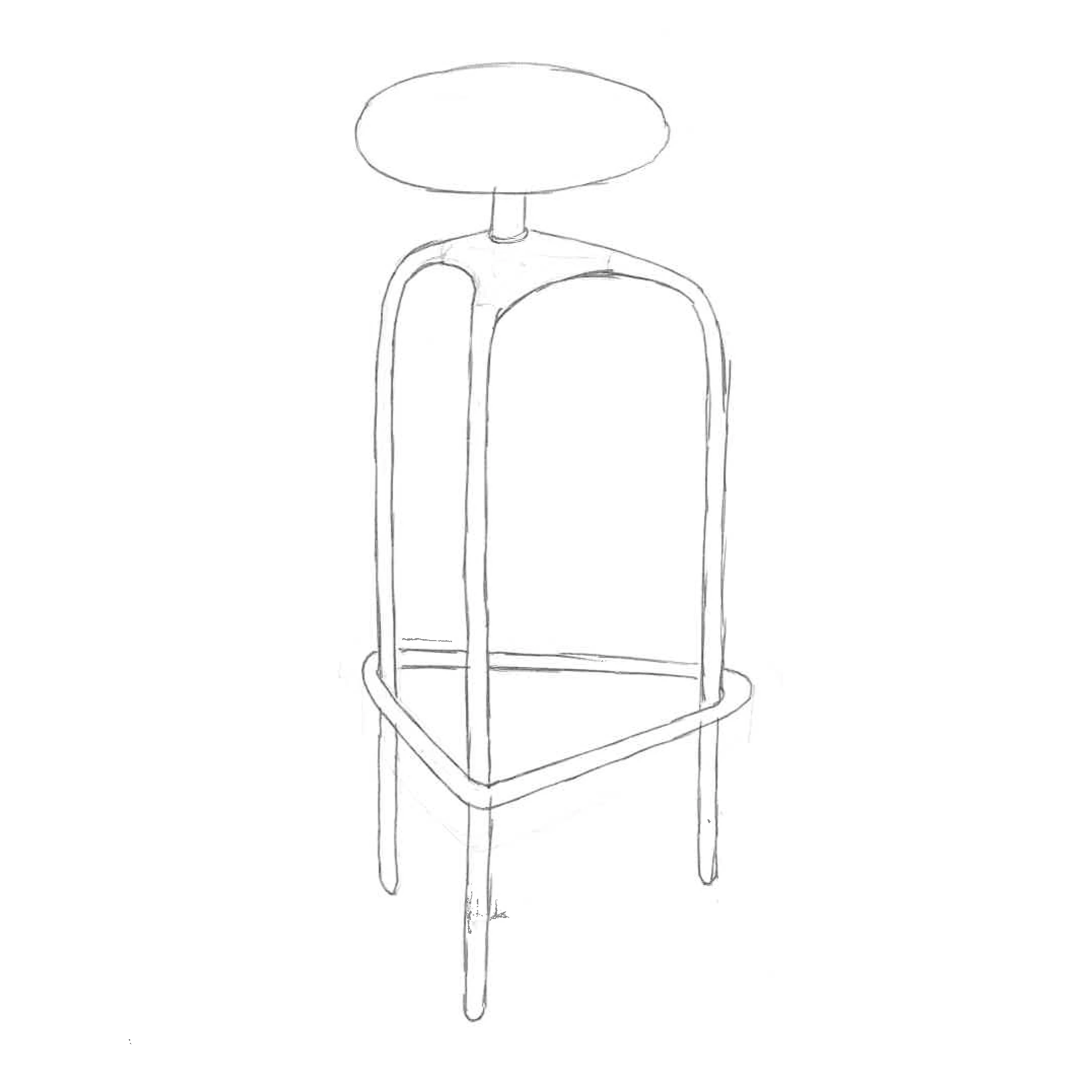Revola Bar Stool — detail view