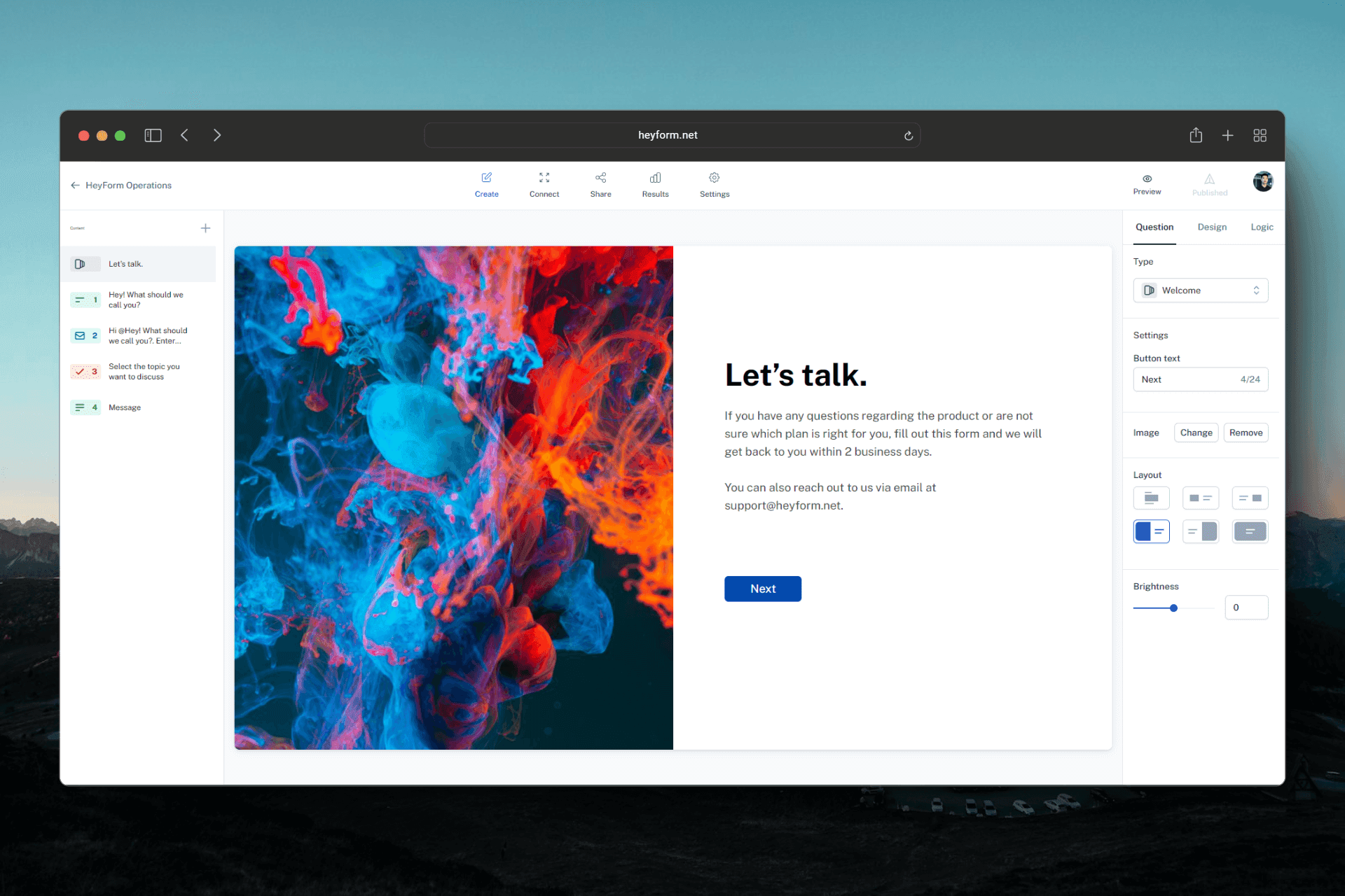 HeyForm screenshot