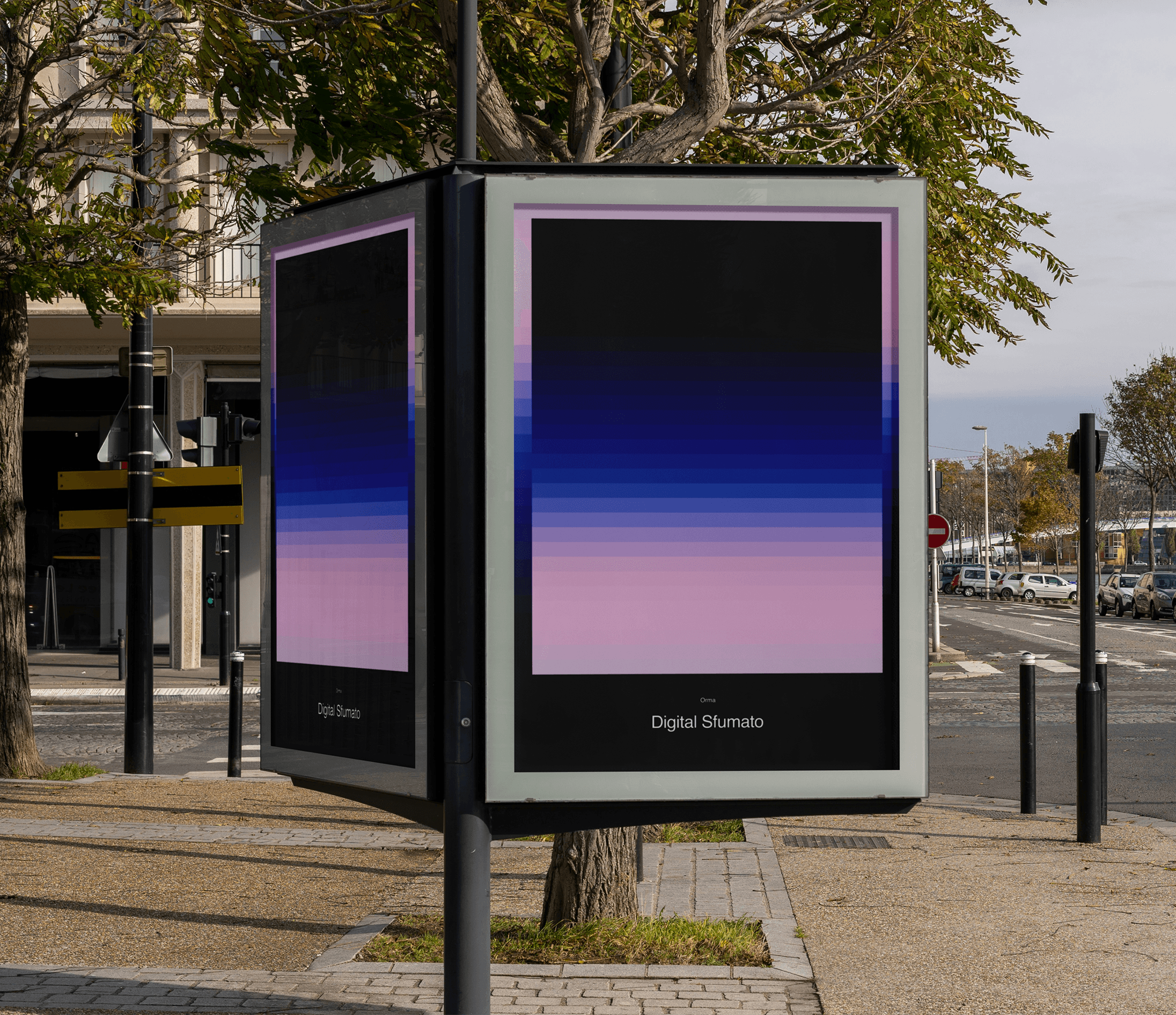 Quantized gradient from the Digital Sfumato collection. Orma.