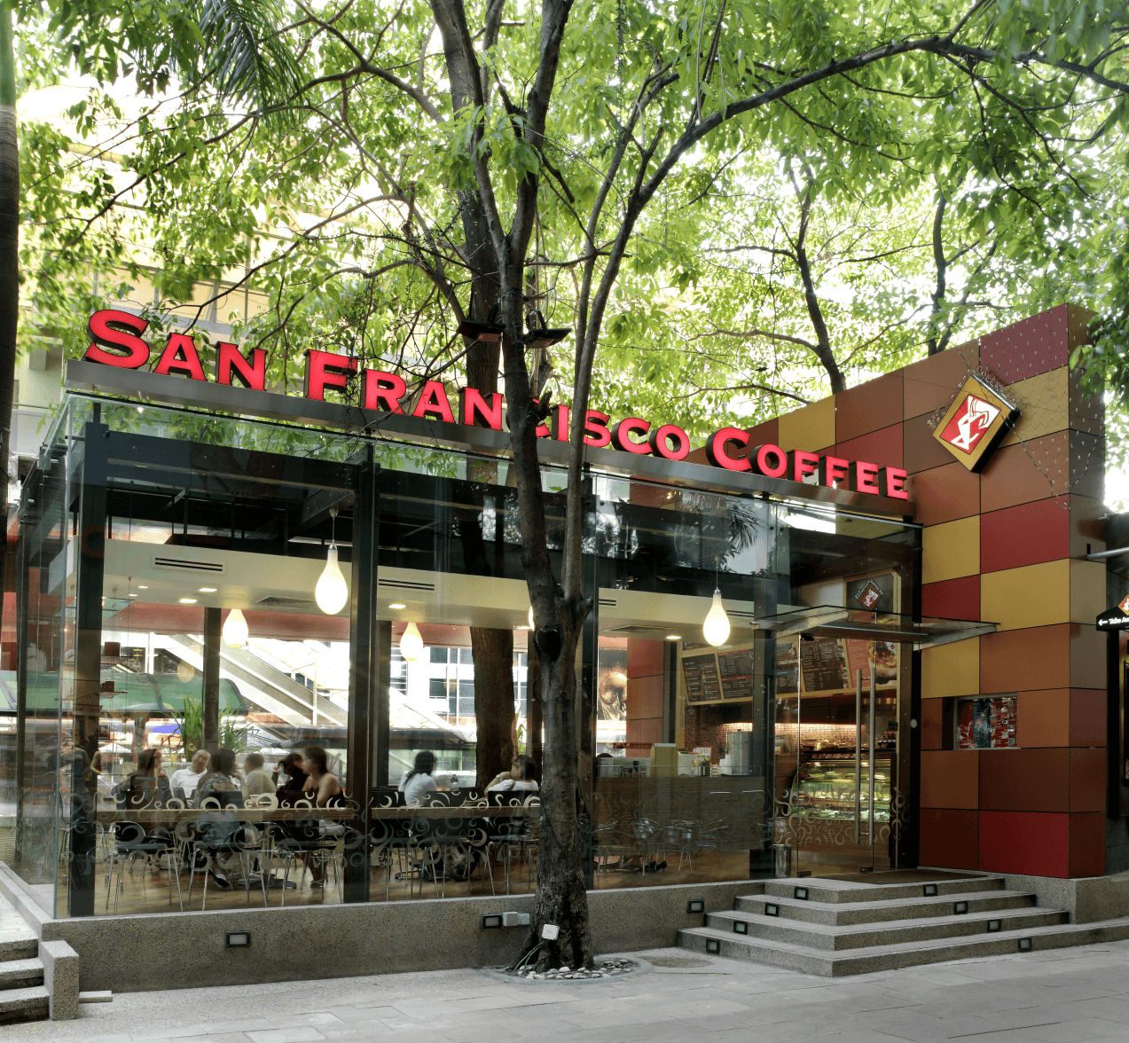 San Francisco Coffee architectural project by Asima Architects
