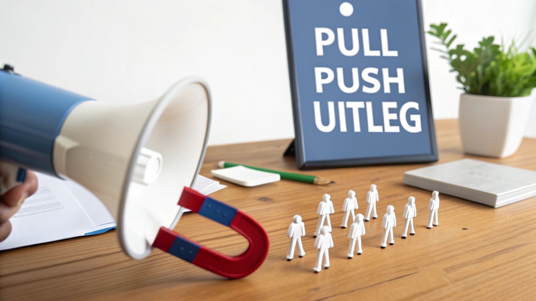 Pull push strategie afbeelding