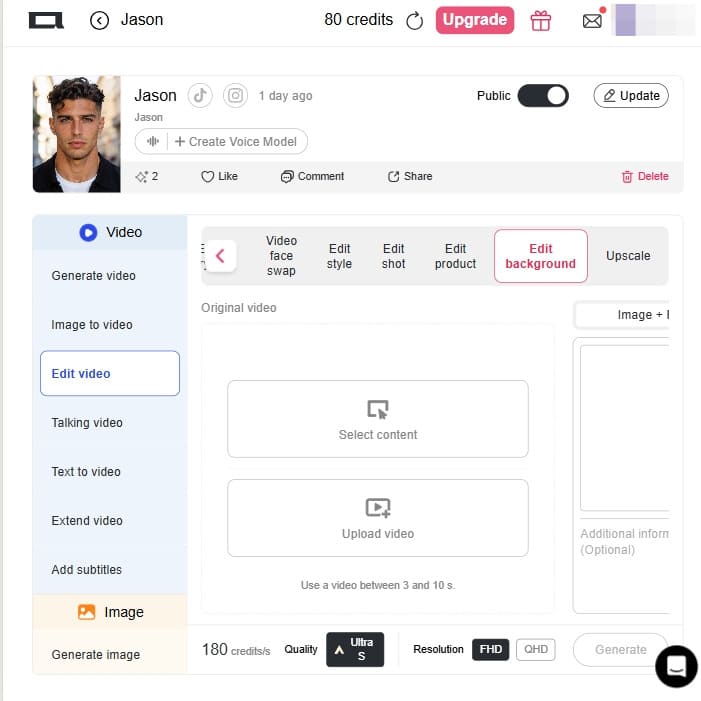 Modifier l'arrière-plan d'une vidéo avec l'IA
