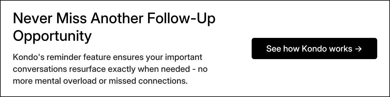 Never Miss Another Follow-Up Opportunity