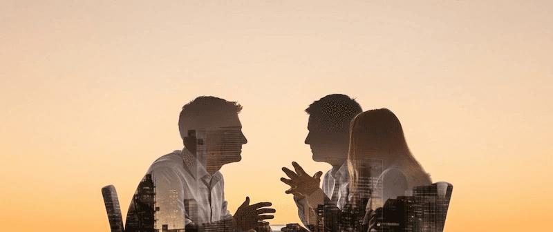 Group of people collaborating