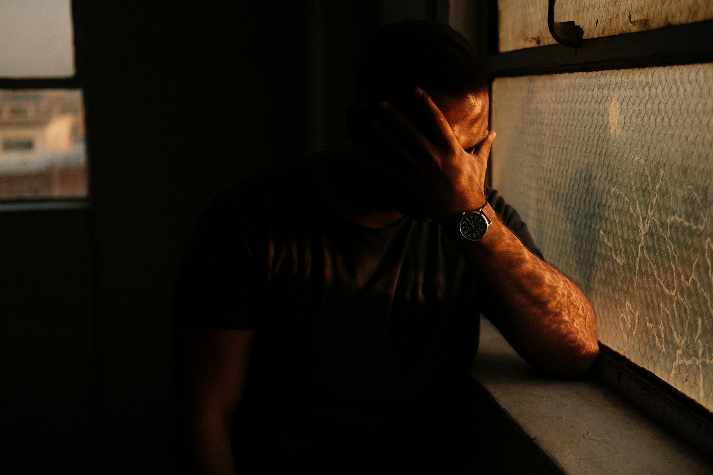 Man Depressed - Porn Addiction Long-Term Effects