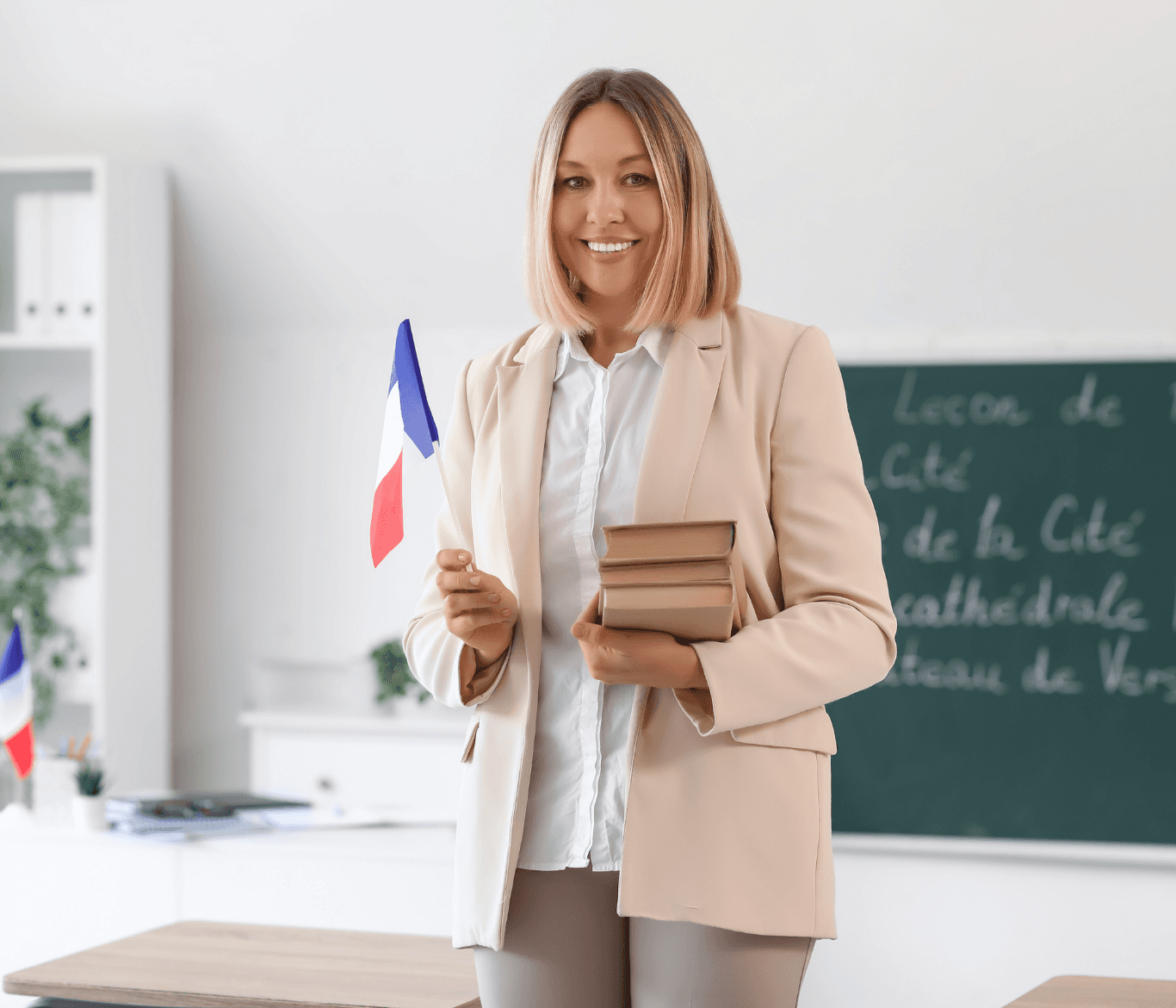 a woman explaining something to a group of people