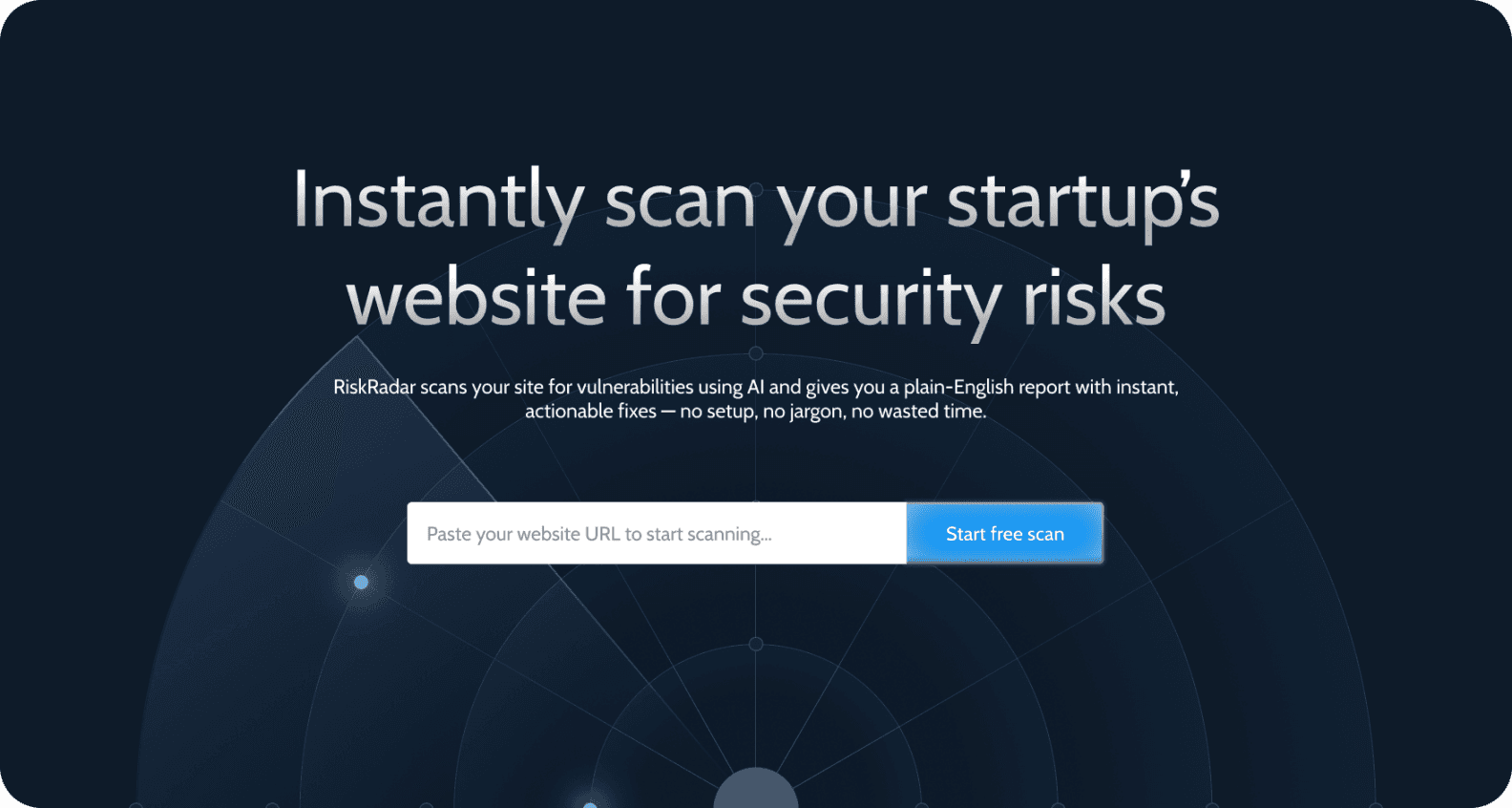 hero image for riskradar