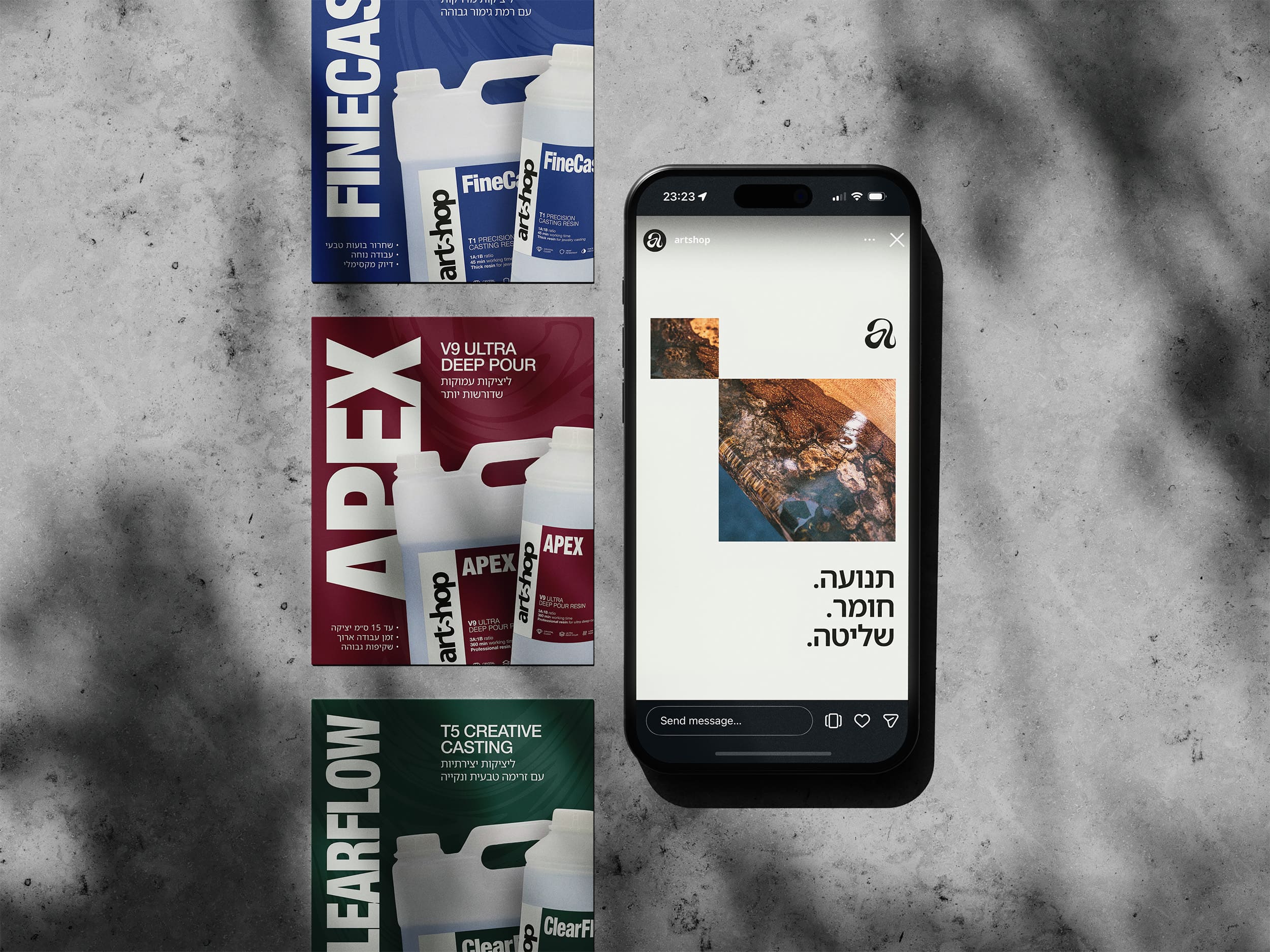 artshop social post mockup