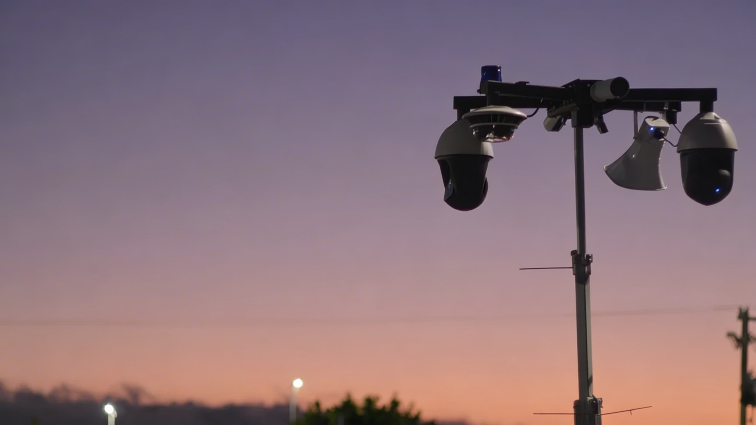 security camera mast