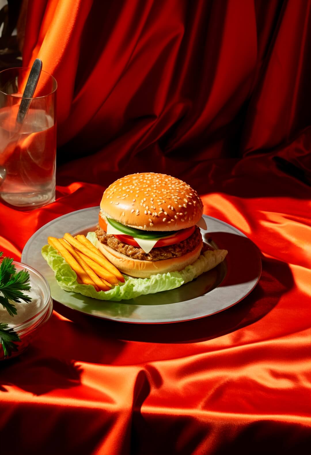 buger and fries combo