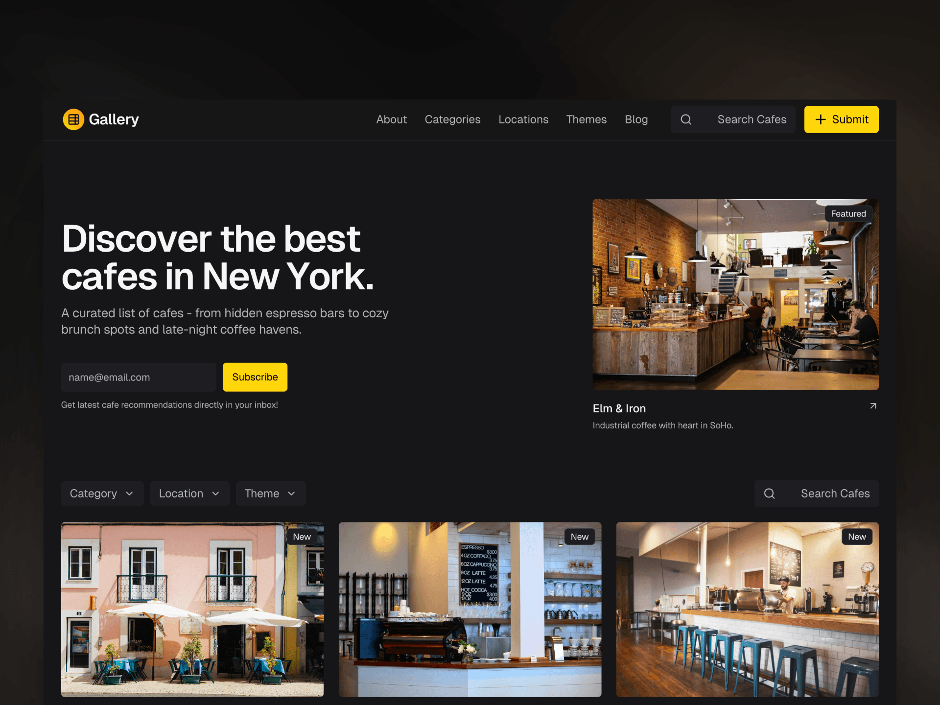 gallery framer template
