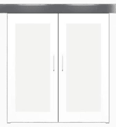 Double slide action Hygidoor