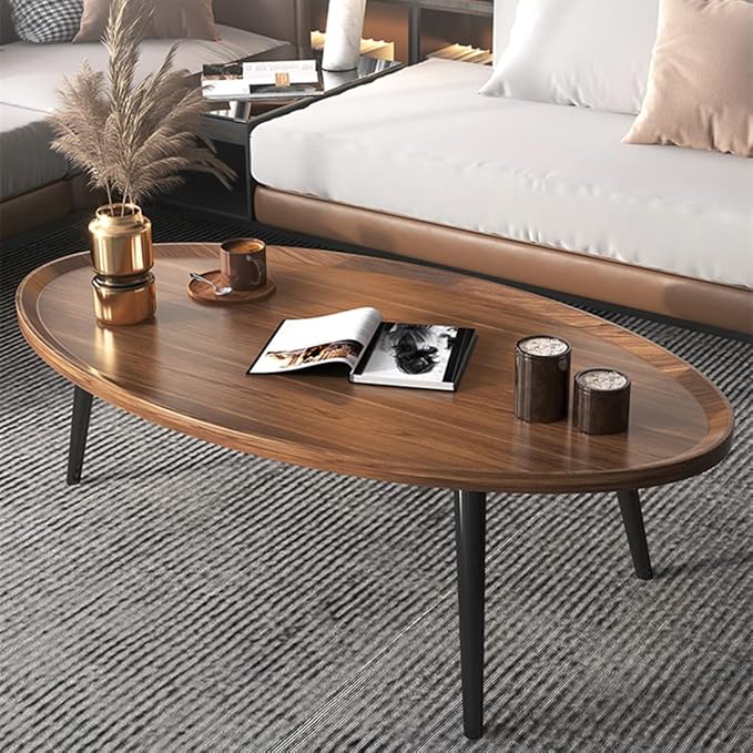 Oval walnut coffee table – A beautifully designed piece, perfect for adding elegance to any space.