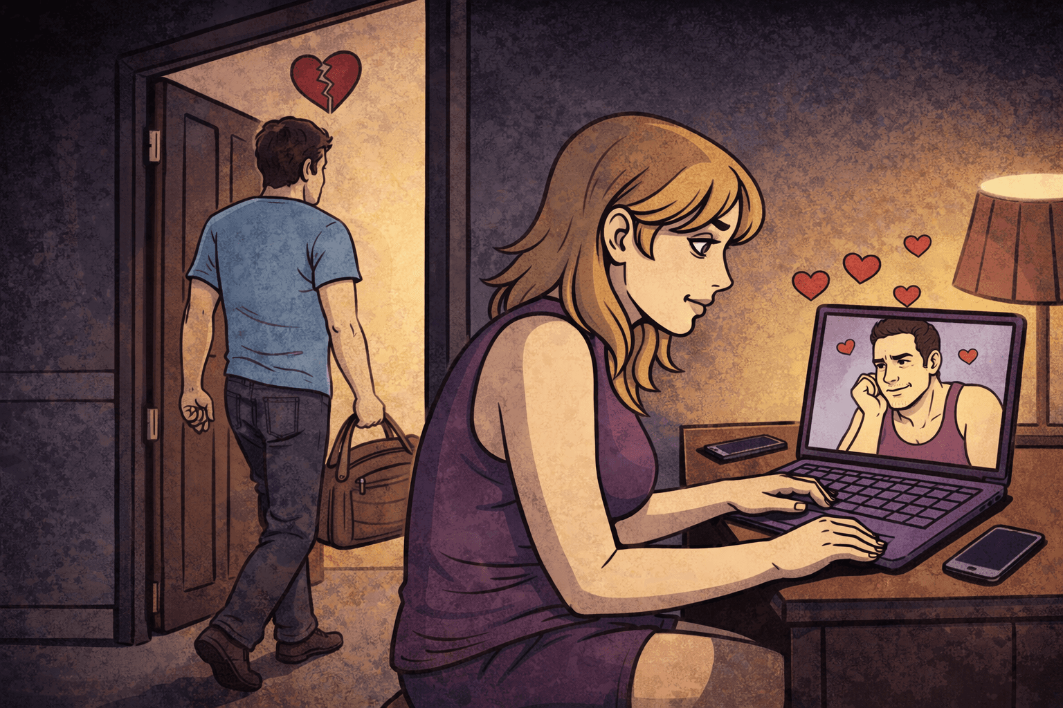 Man leaving because she won't stop watching porn